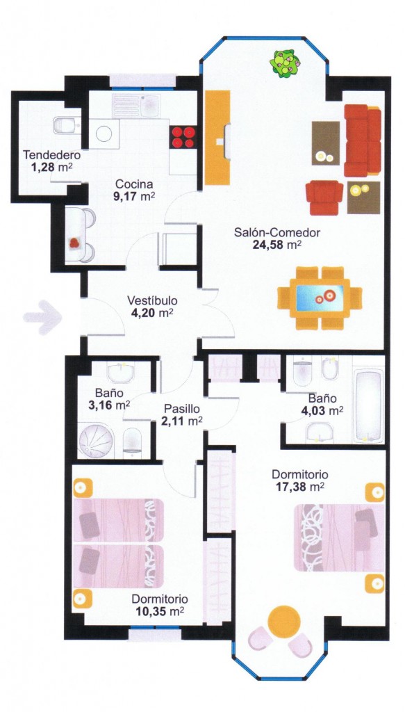 PLANO_2_HABITACIONES.